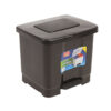 Dustbin with pedal