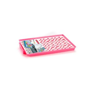 Glass drainer with tray