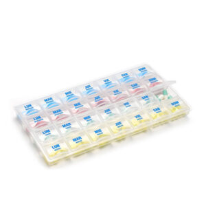 Weekly pill case 4 doses
