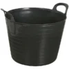 40L Heavy-Duty Polyethylene Flex Tub with Handles (Set of 5)