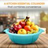 Plastic Colander – Food Sieve Strainer Basket