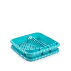 Dish drainer with tray