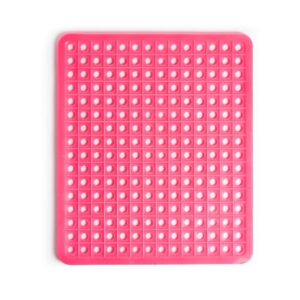 Rectangular rubber sink mat